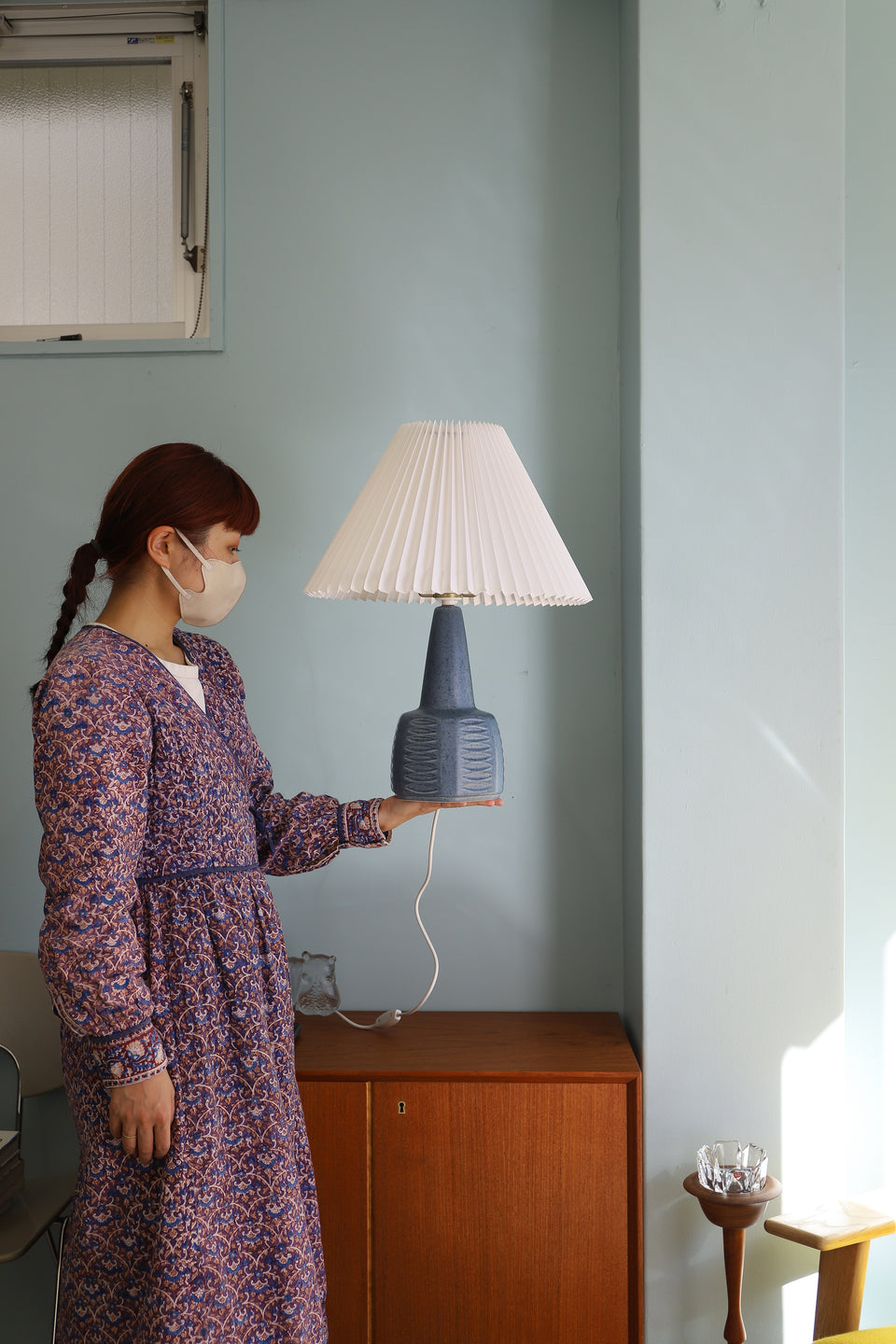 Danish Vintage Søholm Table Lamp Model 1021/デンマークヴィンテージ スーホルム テーブルランプ エイナー・ヨハンセン 間接照明 北欧インテリア