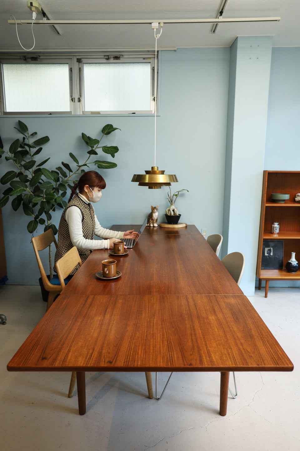 Vintage Andreas Tuck Extension Dining Table AT316 Hans J.Wegner/アンドレス・タック エクステンション ダイニングテーブル ハンス・J・ウェグナー 北欧家具