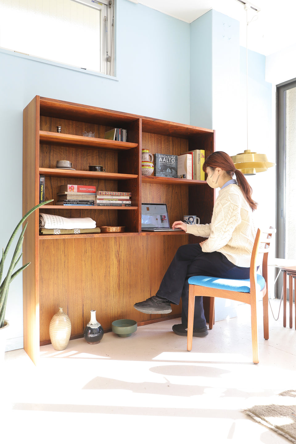 Danish Vintage Hundevad&Co. Rosewood Bookcase Shelf/デンマークヴィンテージ ブックケース シェルフ 本棚 ローズウッド 北欧インテリア
