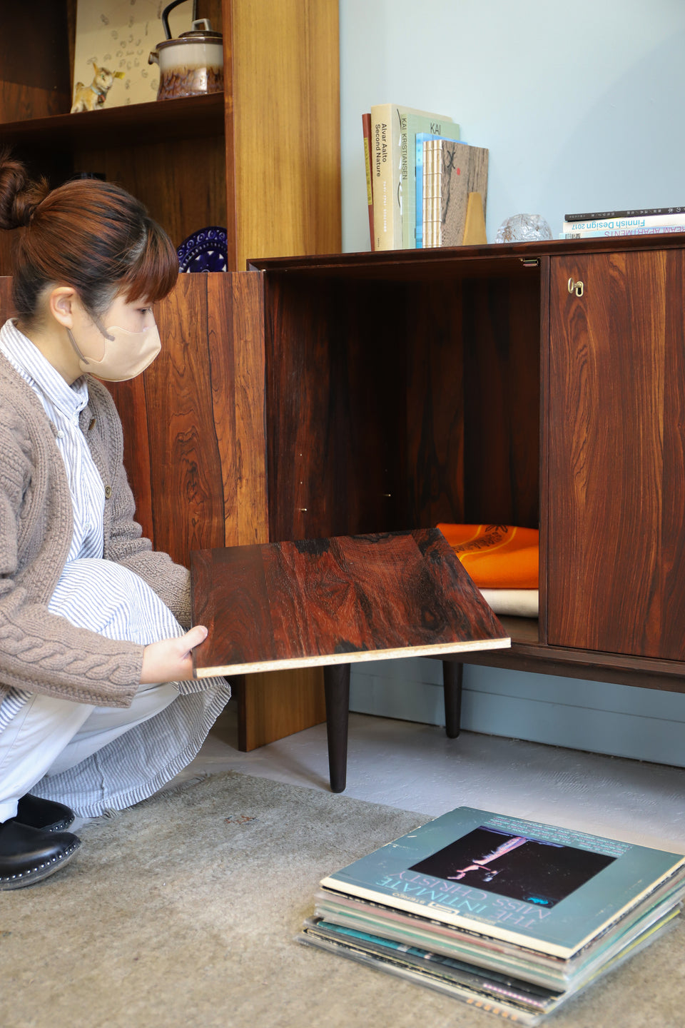 Scandinavian Vintage Rosewood Side Board/北欧ヴィンテージ サイドボード ローズウッド 収納家具