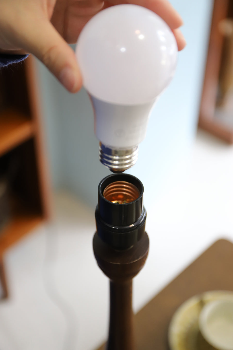 Laura Ashley Wooden Table Lamp/ローラアシュレイ 木製テーブルランプ 間接照明 インテリア