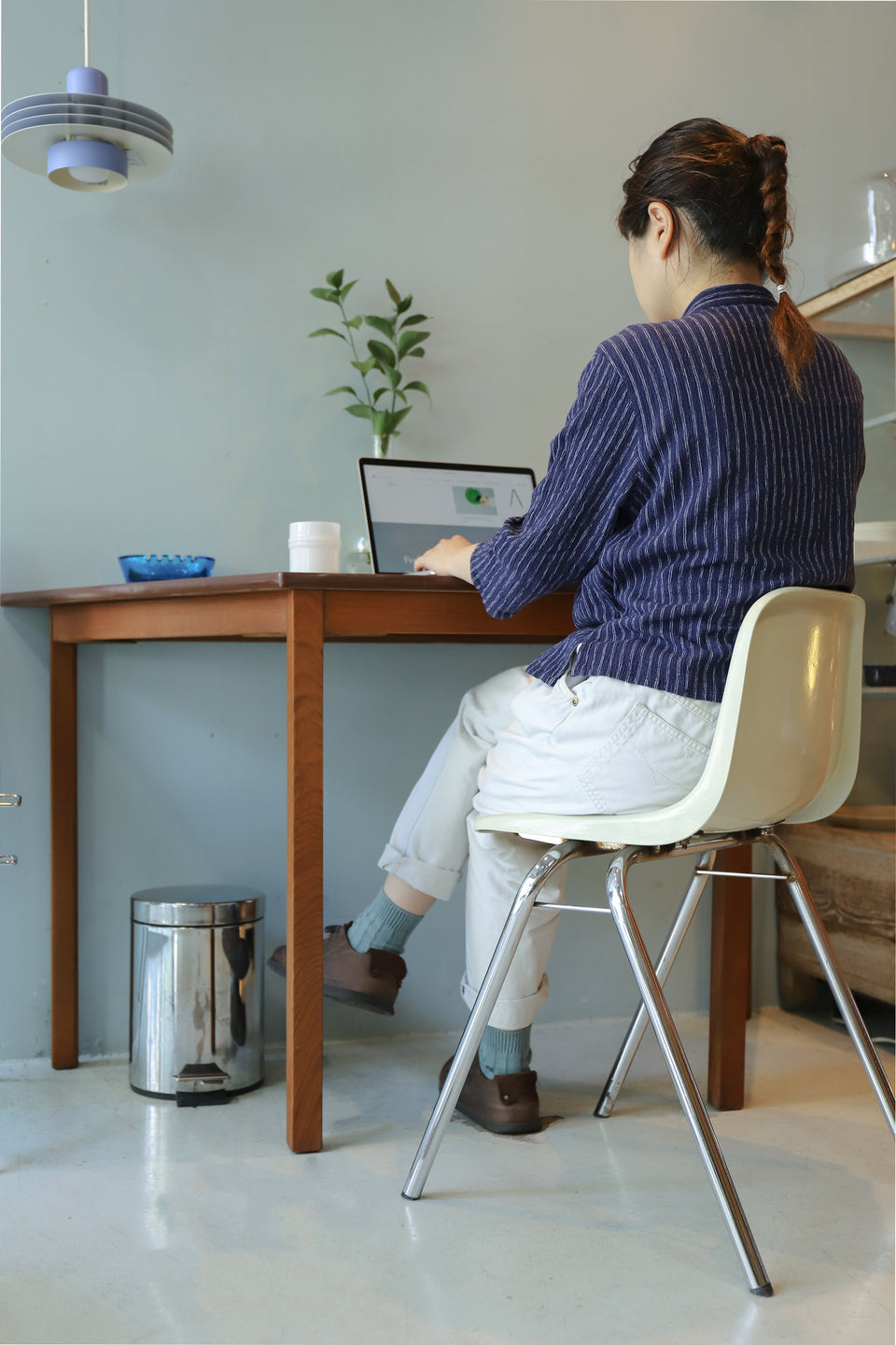 Japanese Vintage Kotobuki Shell Chair/ジャパンヴィンテージ コトブキ スタッキングシェルチェア