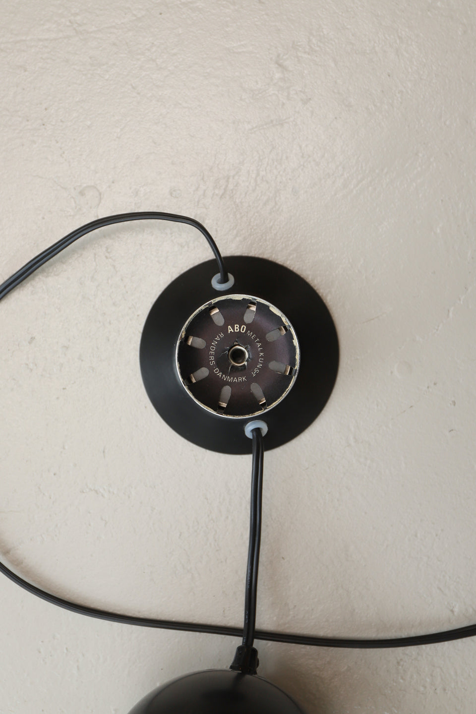 Danish Vintage Abo Randers Magnet Ball Lamp/デンマークヴィンテージ アボランダース ボールランプ ウォールランプ 間接照明 北欧インテリア