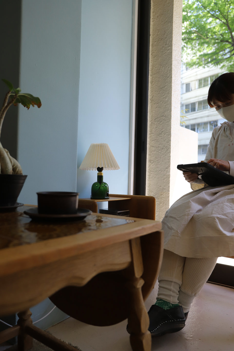 Vintage Holmegaard Table Lamp Meteor Michael Bang/ホルムガード テーブルランプ メテオ マイケル・バング 間接照明 北欧インテリア