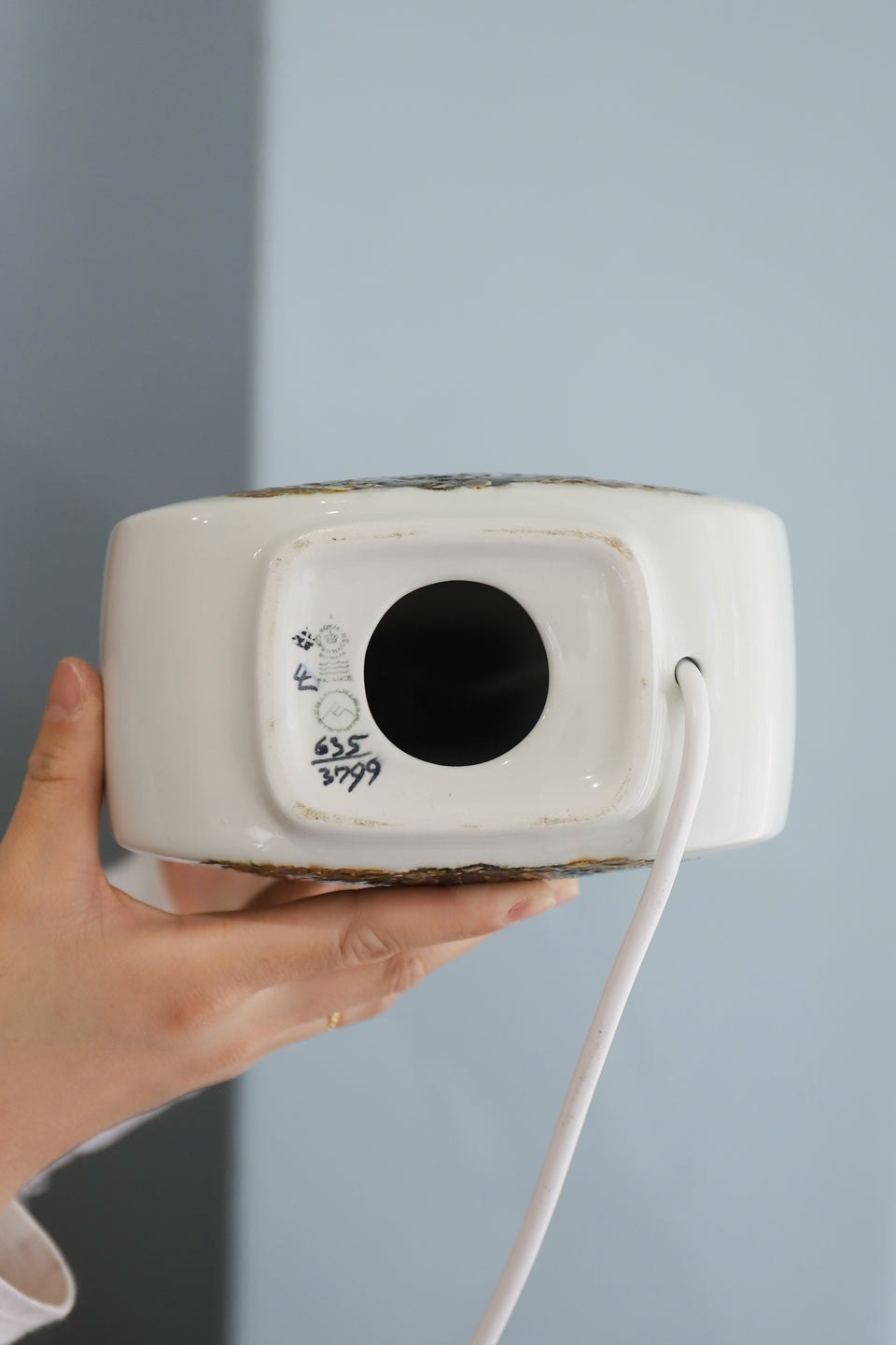 Danish Vintage Royal Copenhagen Baca Table Lamp Ellen Malmer/デンマークヴィンテージ ロイヤルコペンハーゲン バッカ テーブルランプ エレン・マルマー 間接照明 北欧インテリア