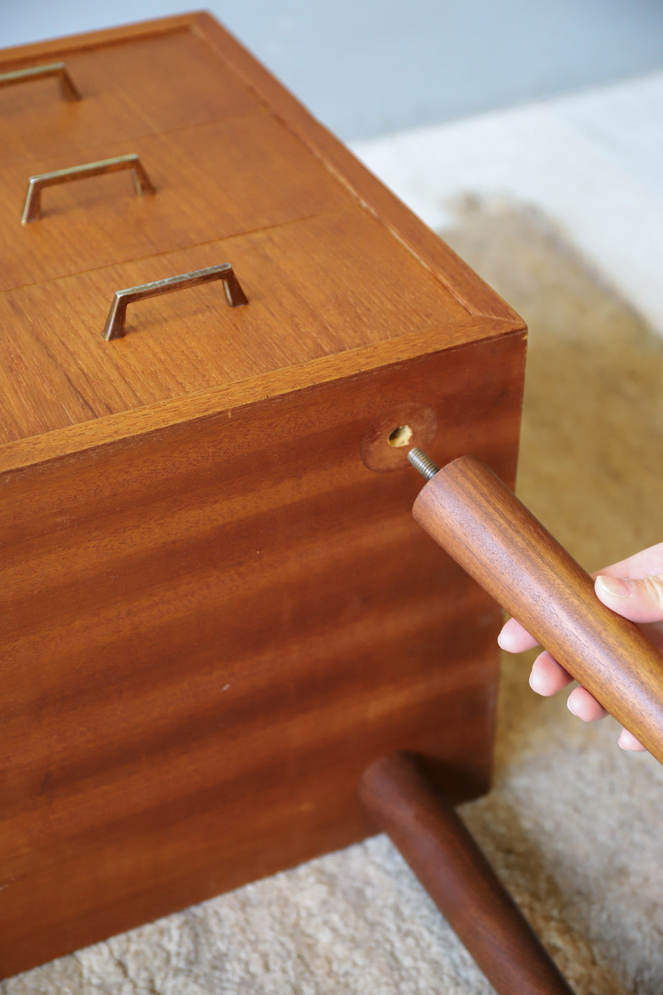 Small Chest of 3Drawers Teakwood Danish Vintage/デンマークヴィンテージ スモールチェスト 3段 チーク材 北欧インテリア