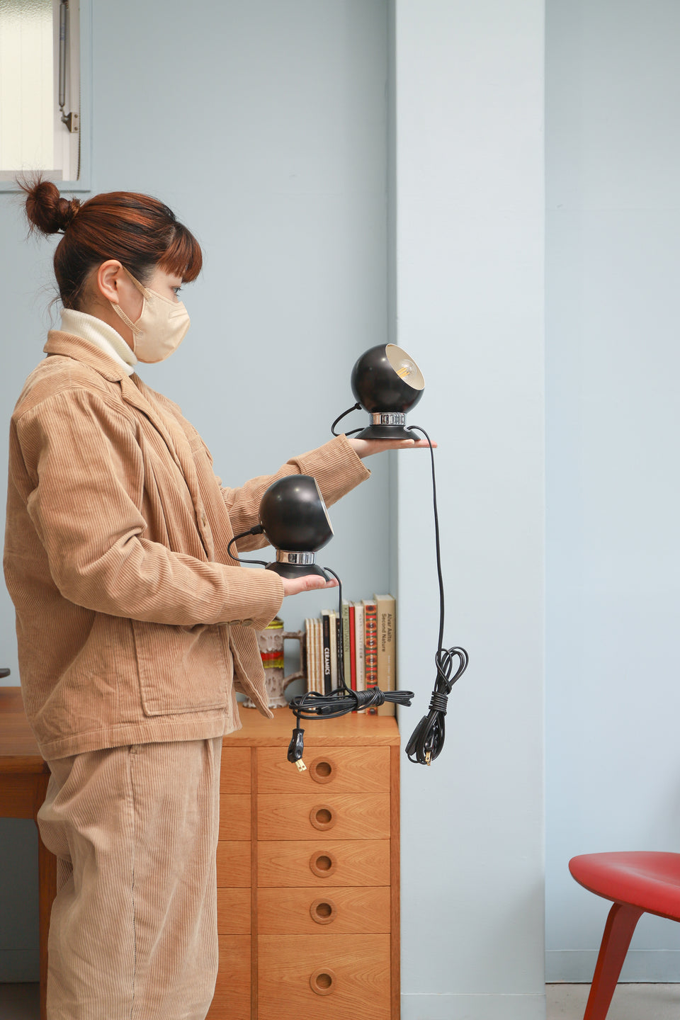 Danish Vintage Abo Randers Magnet Ball Lamp/デンマークヴィンテージ アボランダース ボールランプ ウォールランプ 間接照明 北欧インテリア