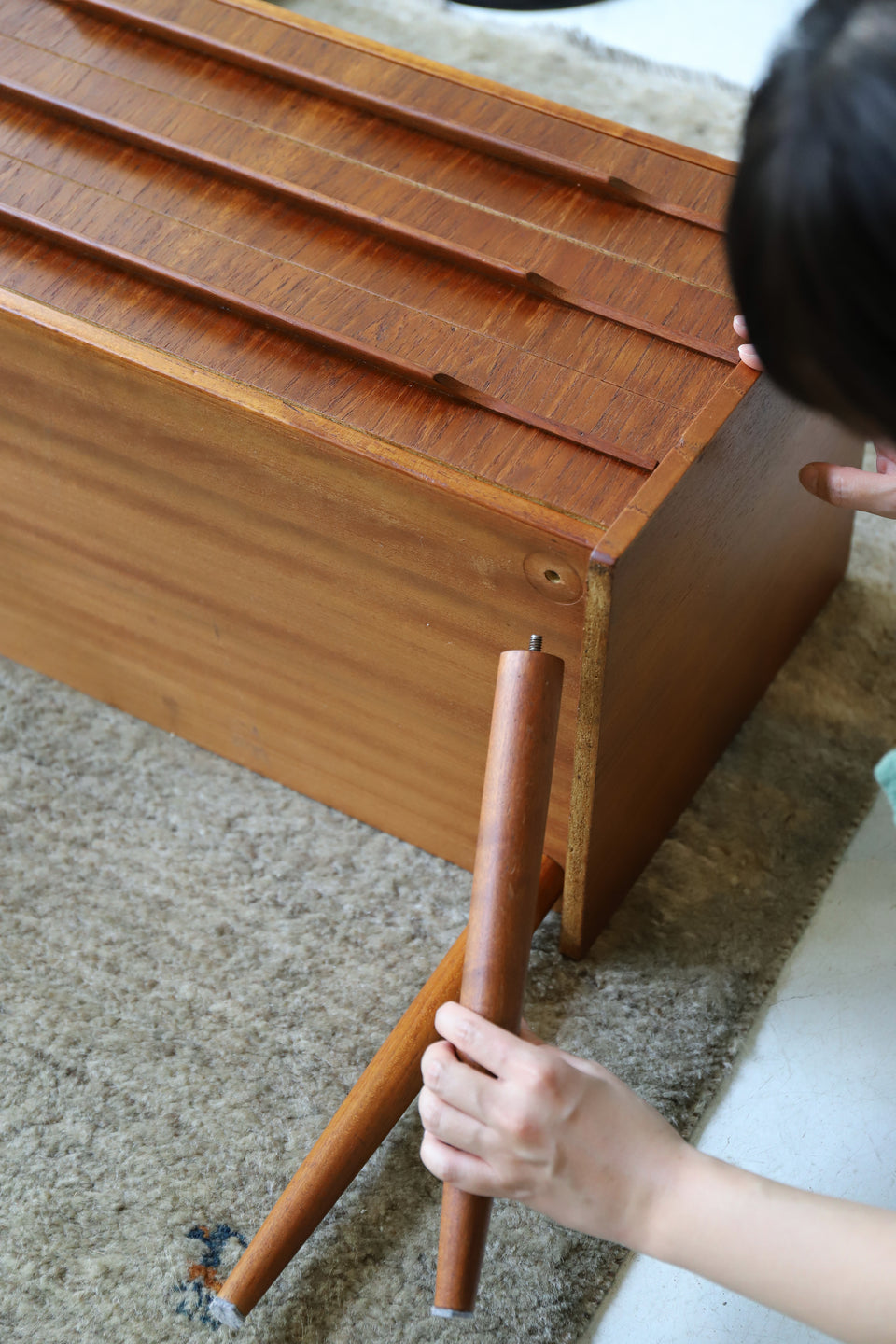 Danish Vintage Small Chest 3Drawers/デンマークヴィンテージ スモールチェスト 3段 チーク材