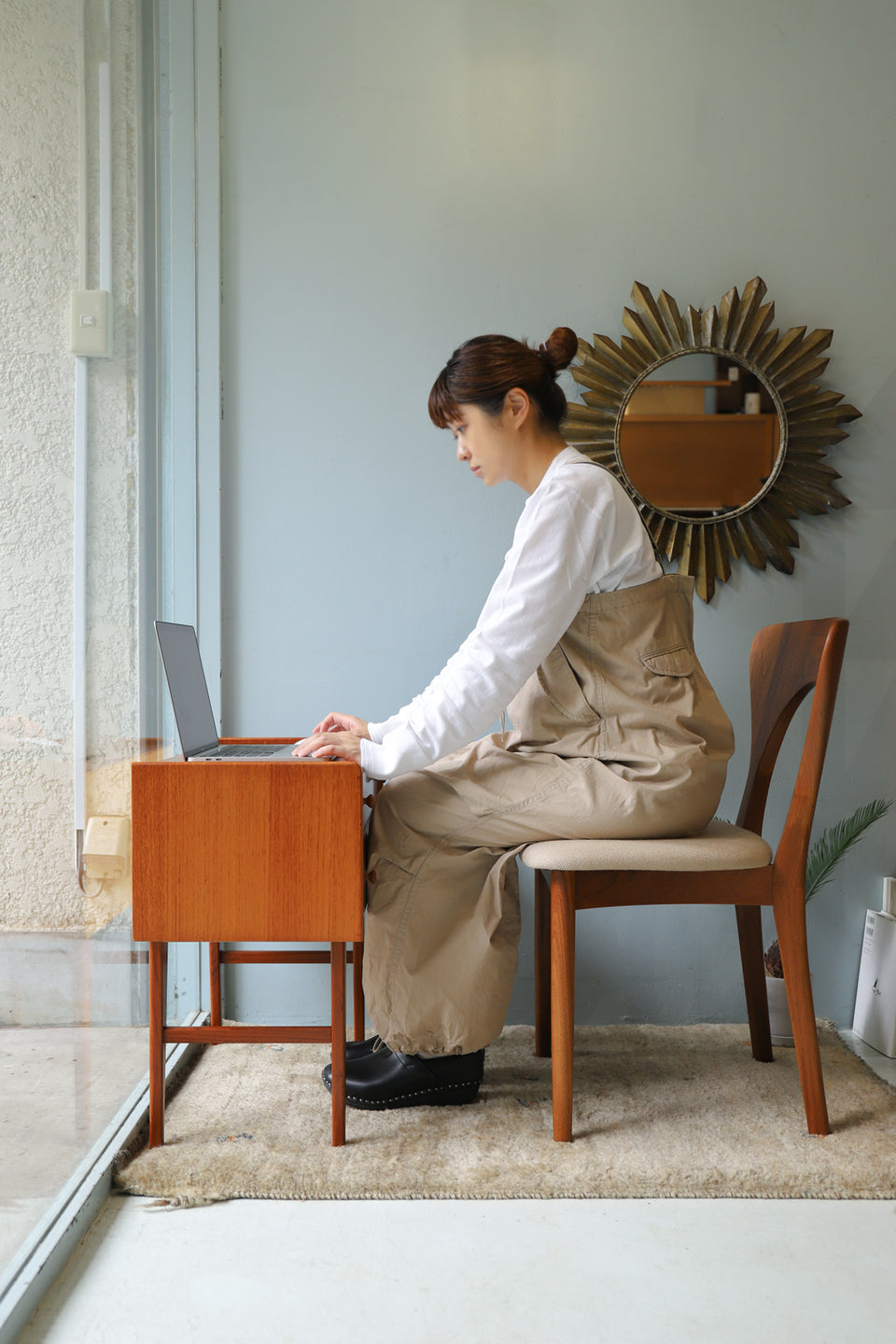 Danish Vintage 2 Drawer Side Chest/デンマーク ヴィンテージ サイドチェスト サイドテーブル チーク材 収納 北欧家具