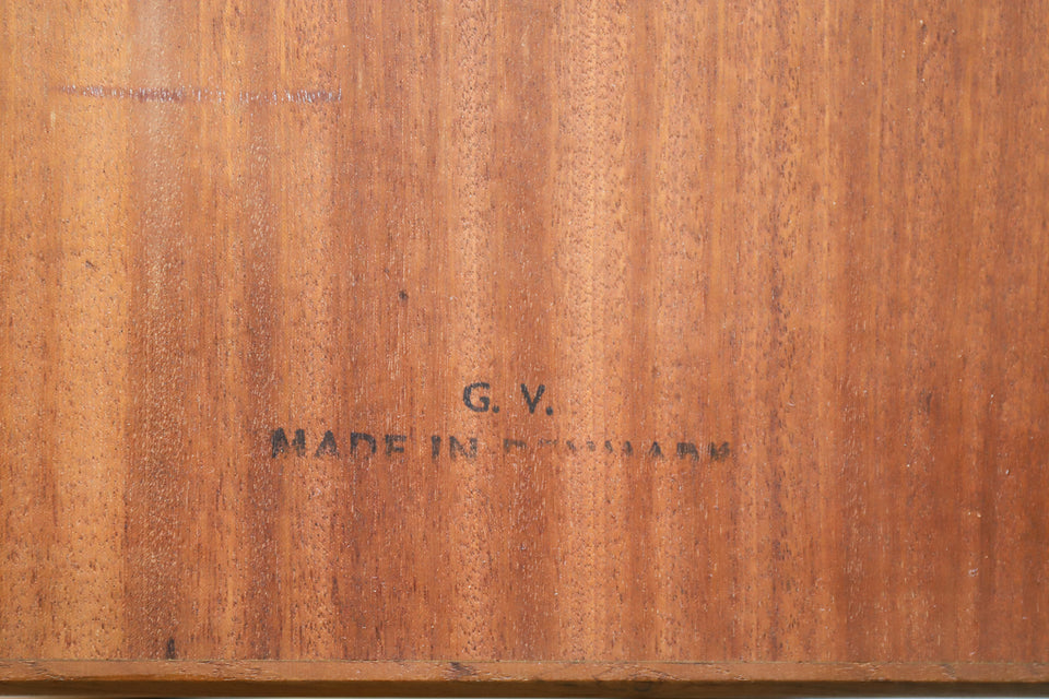 Danish Vintage Desk G.V.Møbler/デンマークヴィンテージ 片袖デスク チーク材 机 テーブル 北欧家具