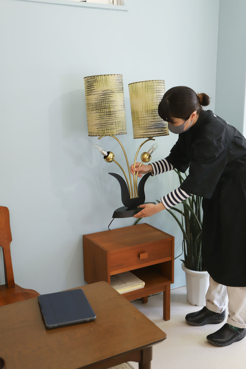 US Midcentury Vintage Majestic Lamp 50’s/アメリカヴィンテージ マジェスティックランプ フロアスタンド ミッドセンチュリー 間接照明