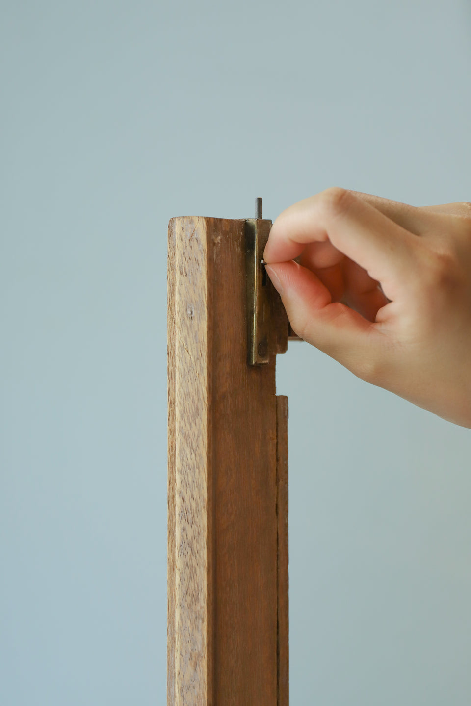 Japanese Vintage Reeded Glass Cabinet/ジャパンヴィンテージ モールガラス キャビネット