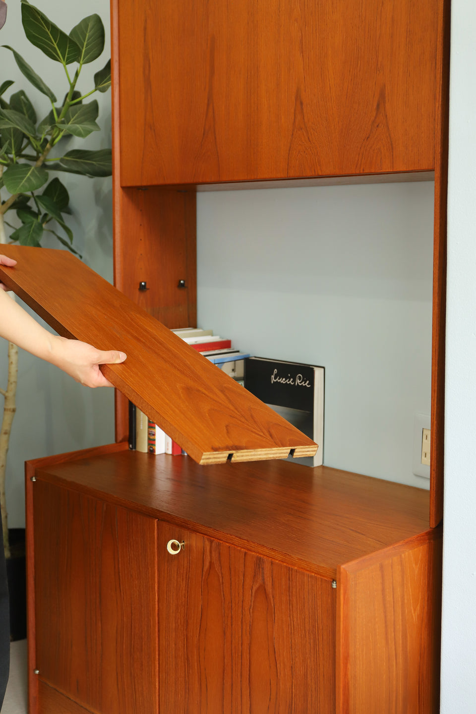 Scandinavian Vintage Teak Open Shelf/北欧ヴィンテージ オープンシェルフ チーク材 本棚 収納家具