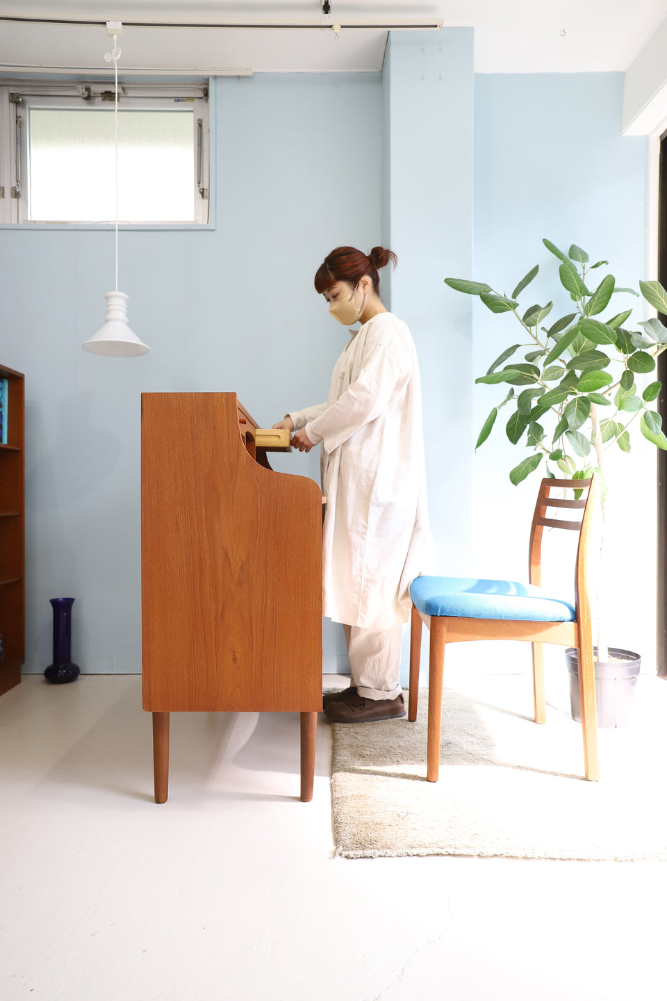 Danish Vintage Writing Bureau Dresser/デンマークヴィンテージ ライティングビューロー ドレッサー 北欧家具