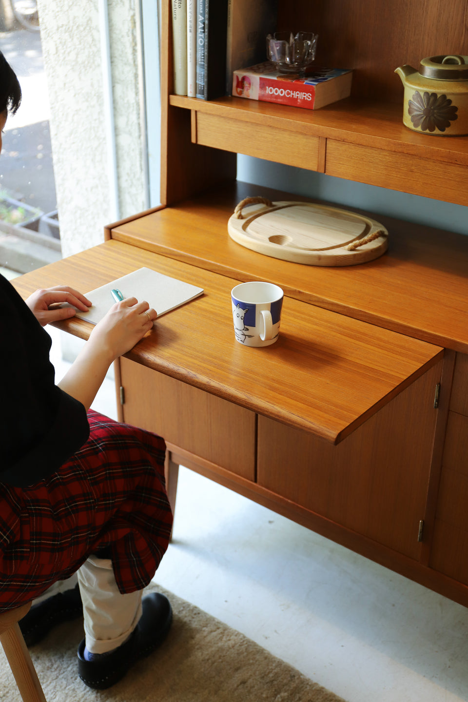 Swedish Vintage Bookcase Desk/スウェーデンヴィンテージ ブックケース デスク