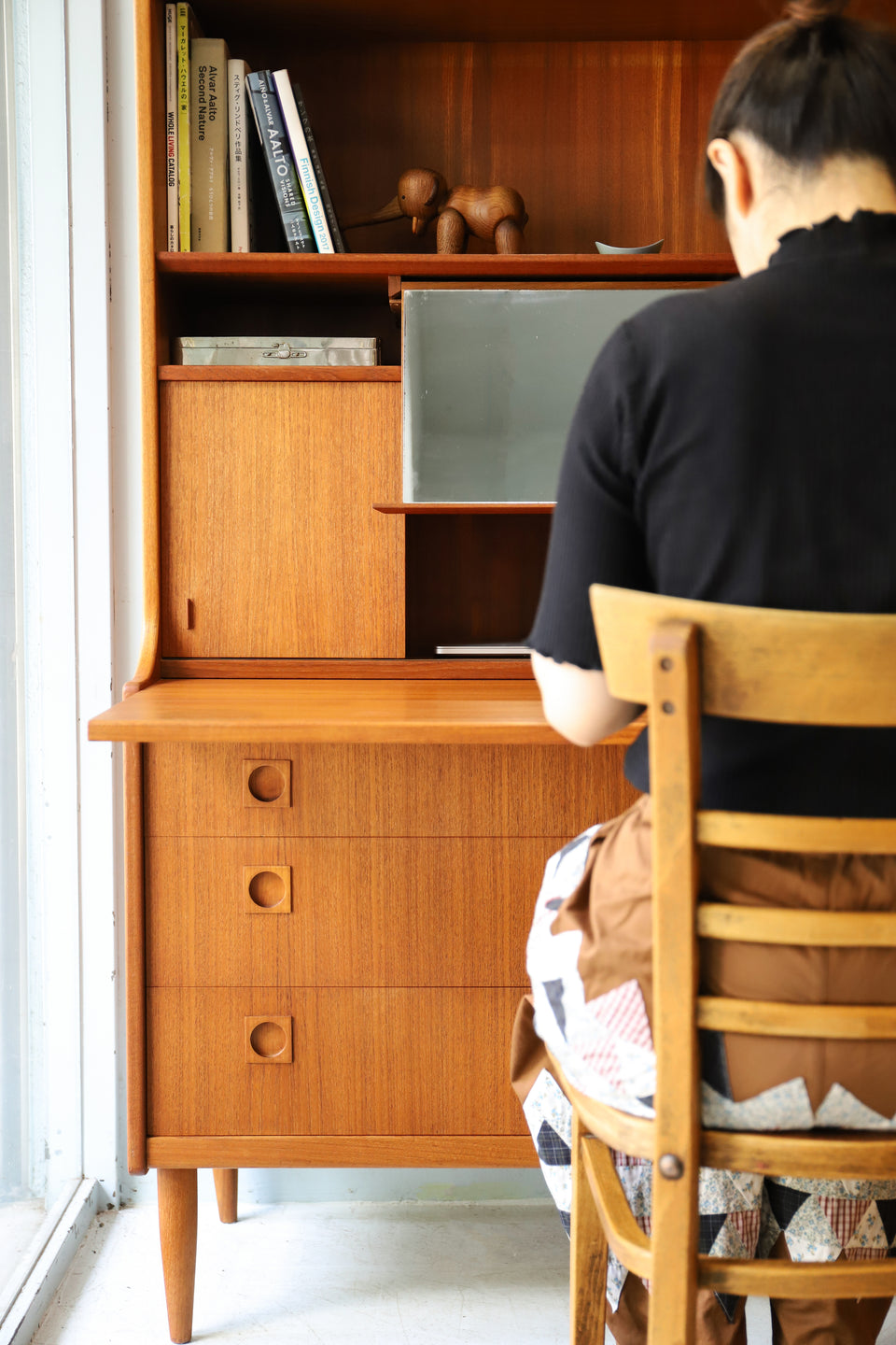 Danish Vintage Farsø Møbelfabrik Bookcase/デンマークヴィンテージ ブックケース ビューロー