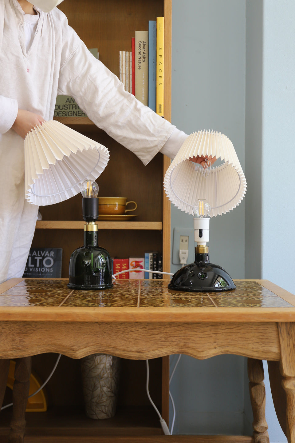 Vintage Holmegaard Table Lamp Meteor Michael Bang/ホルムガード テーブルランプ メテオ マイケル・バング 間接照明 北欧インテリア