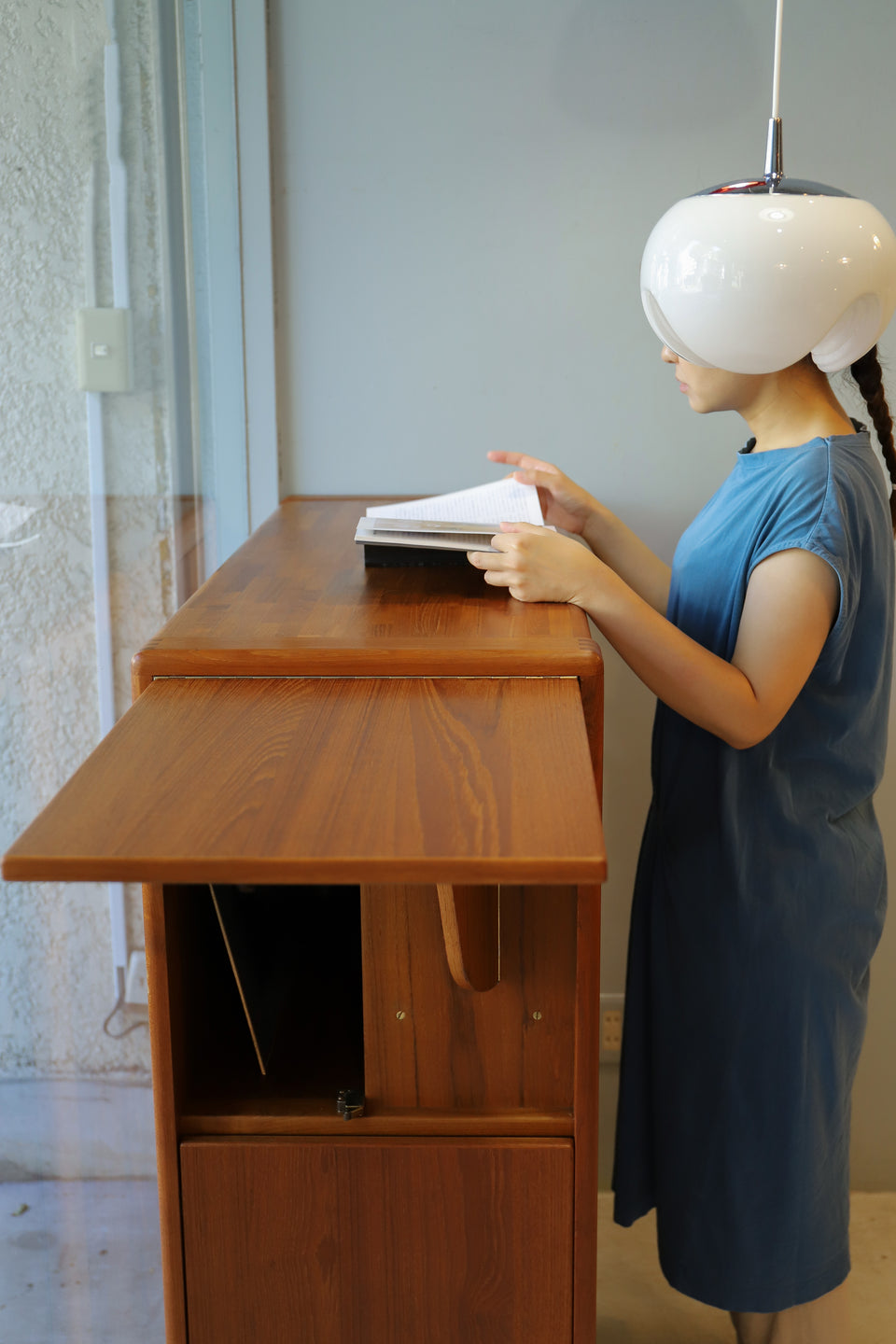 D-Scan Drink Cabinet Teakwood/D-スキャン ドリンクキャビネット 北欧デザイン チーク材