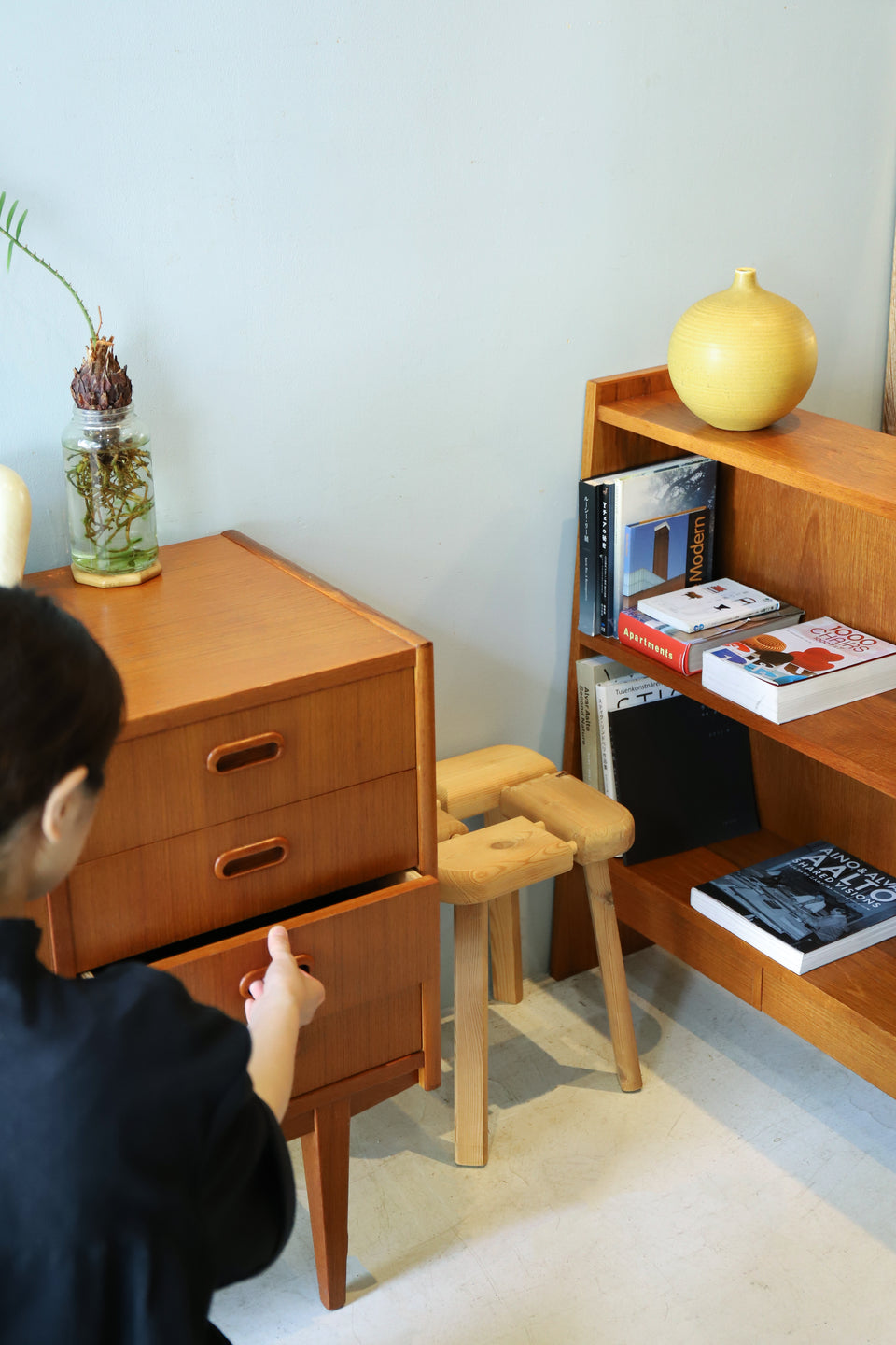 Swedish Vintage Bookcase Desk/スウェーデンヴィンテージ ブックケース デスク