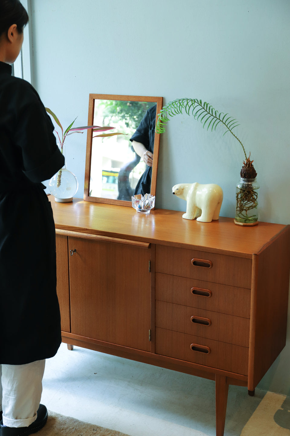 Swedish Vintage Bookcase Desk/スウェーデンヴィンテージ ブックケース デスク