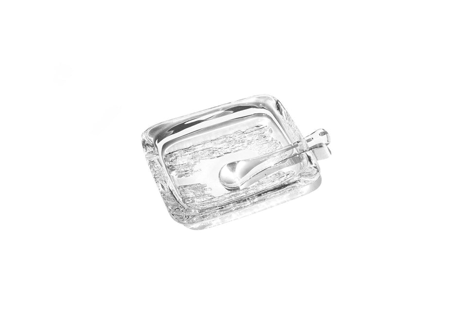 France Daum Crystal Grass Ashtray/フランス ドーム アッシュトレイ クリスタルガラス 灰皿 インテリア