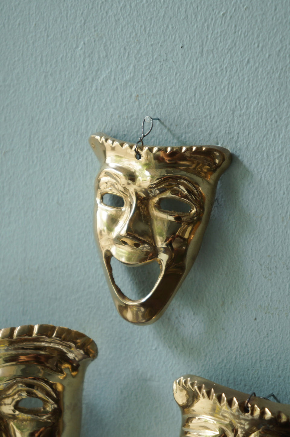 Vintage Two Face Wall Deco/ヴィンテージ トゥーフェイス ウォールデコ 真鍮製