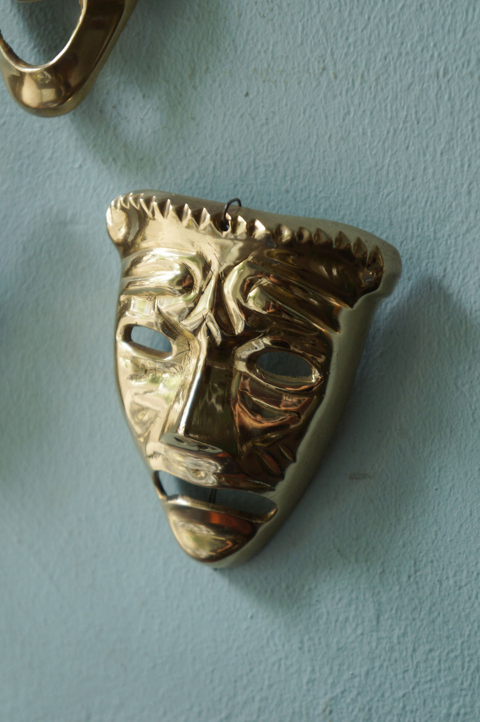 Vintage Two Face Wall Deco/ヴィンテージ トゥーフェイス ウォールデコ 真鍮製