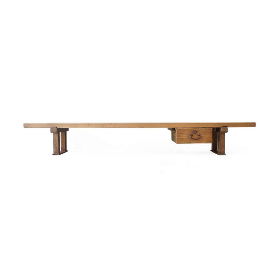 Japanese Vintage Wooden Low Board/ジャパンヴィンテージ ローボード 裁ち台 テレビ台 引き出し 古道具 時代家具