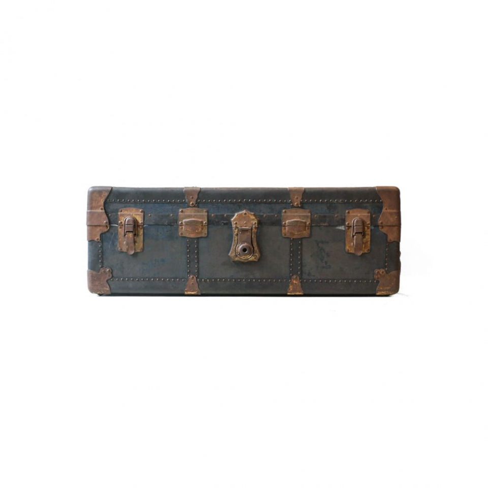 US Antique Steamer Trunk/アメリカ アンティーク スチーマートランク スーツケース