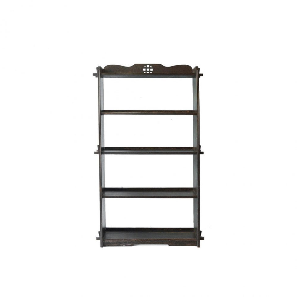 Japanese Vintage Wedge Book Shelf/ジャパンヴィンテージ 本棚 ブックシェルフ 楔式 収納 古道具 昭和レトロ