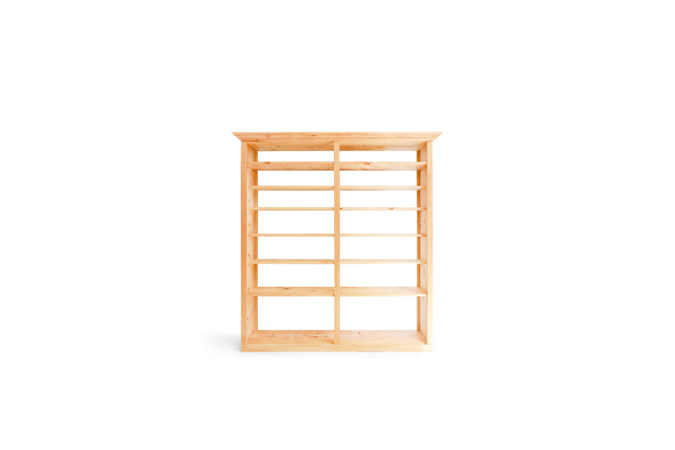 Wooden Open Display Shelf/ディスプレイオープンシェルフ 木製 シャビーナチュラル 什器
