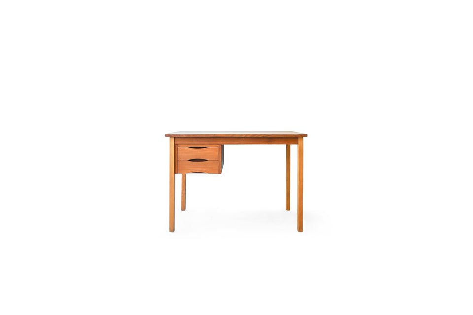 Single Pedestal Desk Danish Vintage/デンマークヴィンテージ 片袖デスク チーク材 北欧モダン