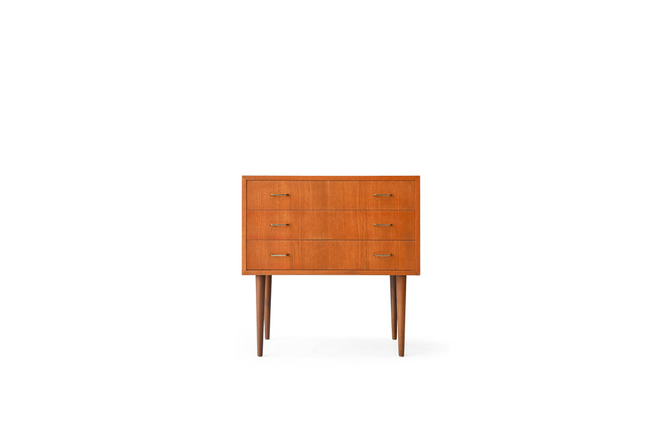 Small Chest of 3Drawers Teakwood Danish Vintage/デンマークヴィンテージ スモールチェスト 3段 チーク材 北欧インテリア