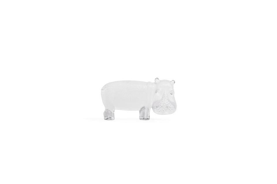 Swedish Vintage Kosta Boda Zoo Series Hippo Large/コスタボダ Zooシリーズ カバ ガラス オブジェ 北欧ヴィンテージ インテリア