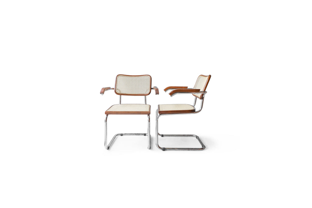 マルセル・ブロイヤー チェスカチェア アーム ヴィンテージ イタリア製/Marcel Breuer Cesca Chair B64 –  FURUICHI/古一