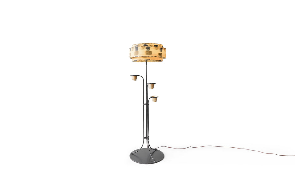 US Midcentury Vintage Floor Stand With Planter/アメリカヴィンテージ フロアスタンド ランプ プランター ミッドセンチュリー