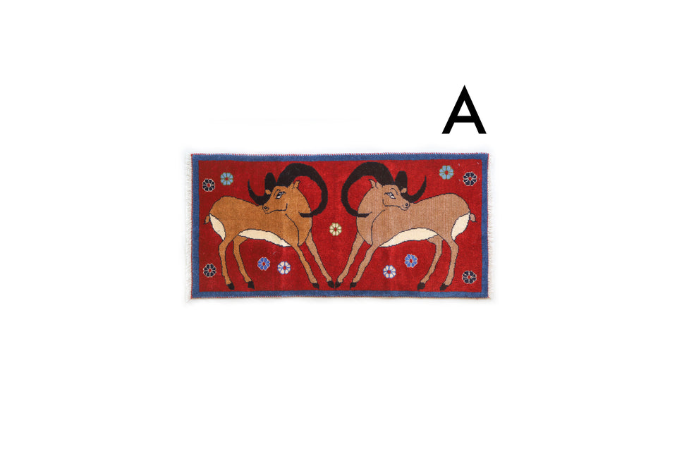 【7/10〜7/16期間限定”ちいさなラグ展”特別販売】Small Gabbeh & Tribal Rug/小さなギャッベとトライバルラグ 絨毯 マット