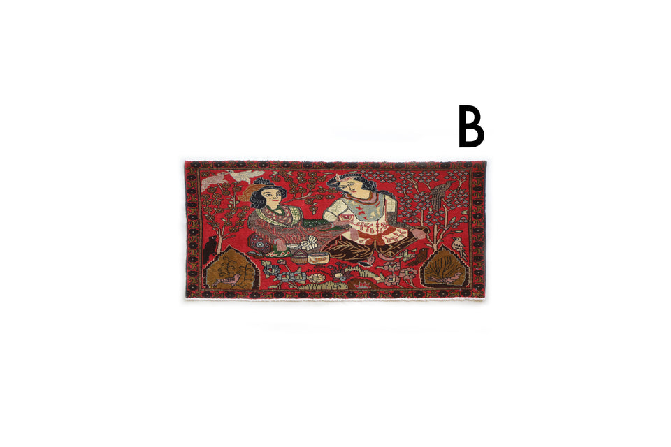 【7/10〜7/16期間限定”ちいさなラグ展”特別販売】Small Gabbeh & Tribal Rug/小さなギャッベとトライバルラグ 絨毯 マット