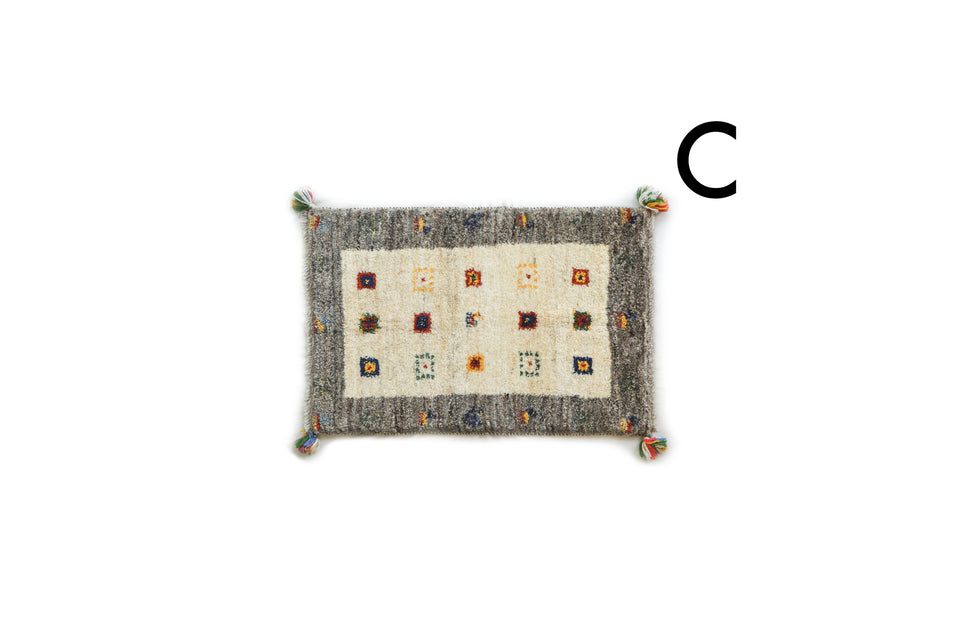 【7/10〜7/16期間限定”ちいさなラグ展”特別販売】Small Gabbeh & Tribal Rug/小さなギャッベとトライバルラグ 絨毯 マット