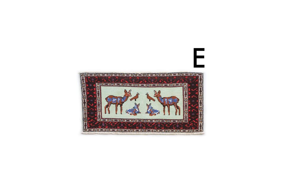 【7/10〜7/16期間限定”ちいさなラグ展”特別販売】Small Gabbeh & Tribal Rug/小さなギャッベとトライバルラグ 絨毯 マット