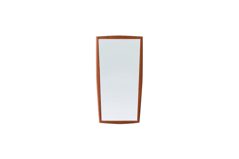 Danish Vintage Jansen Spejle Teak Frame Wall Mirror/デンマークヴィンテージ ウォールミラー チークフレーム 壁掛け鏡 インテリア 北欧デザイン ミッドセンチュリーモダン