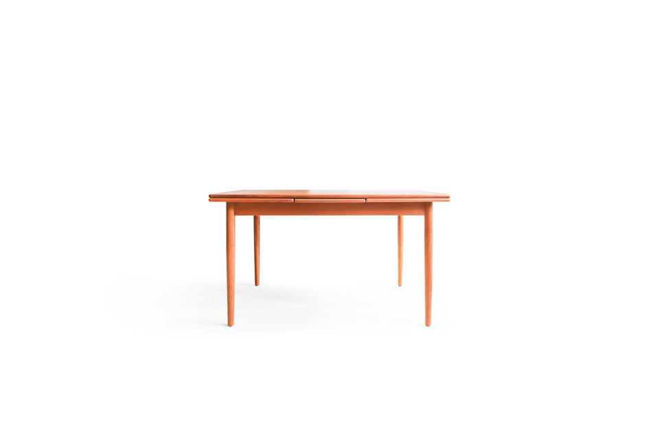 Vejen Bordfabrik Verner Pedersen Extension Dining Table/デンマークヴィンテージ エクステンション ダイニングテーブル チーク材 北欧家具