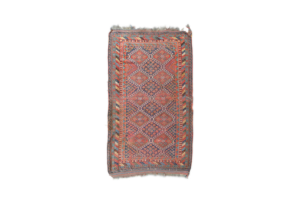 Old Kilim Vintage Rug Persian Carpet/オールドキリム ペルシャ絨毯 ヴィンテージラグ カーペット 敷物