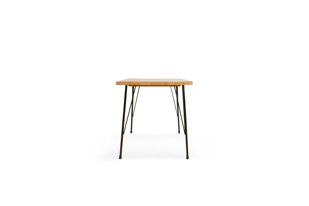 古い鉄脚と古材のテーブル 古材 リメイクテーブル 鉄脚 デスク 机/Old Wood and Iron Leg