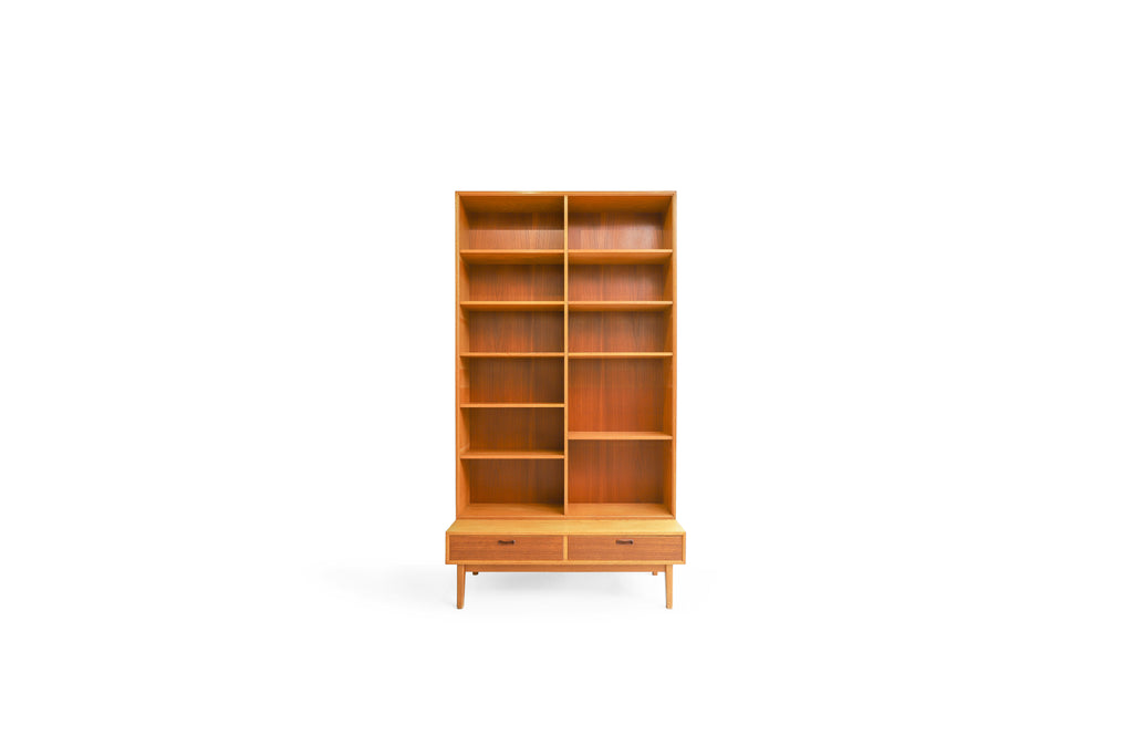 北欧ヴィンテージ ブックケース シェルフ オーク材 本棚 収納