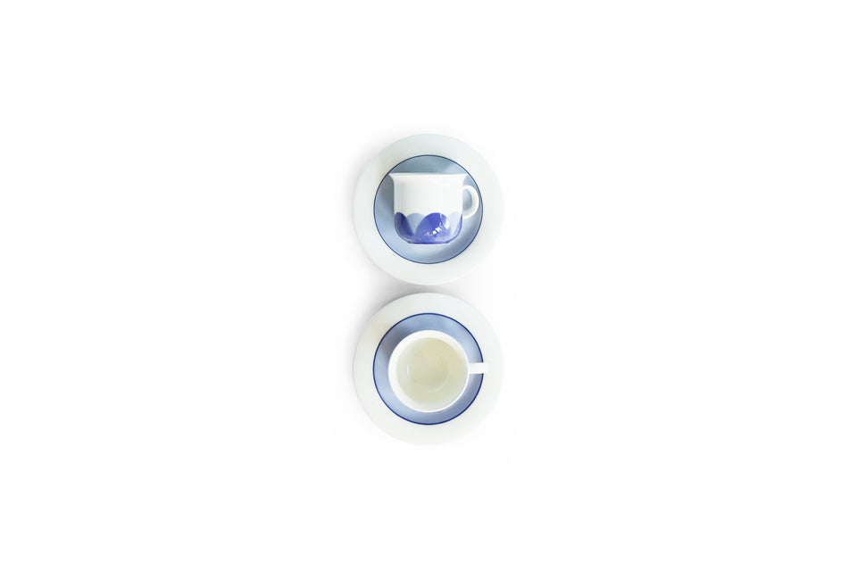 ARABIA Pudas Arctica Coffee Cup and Saucer/アラビア プダス アークティカ コーヒーカップ&ソーサー 北欧ヴィンテージ食器