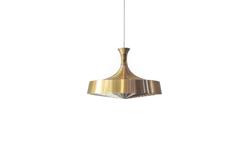 Danish Vintage Pendant Light Gold Plate/デンマークヴィンテージ ペンダントライト ゴールドメッキ