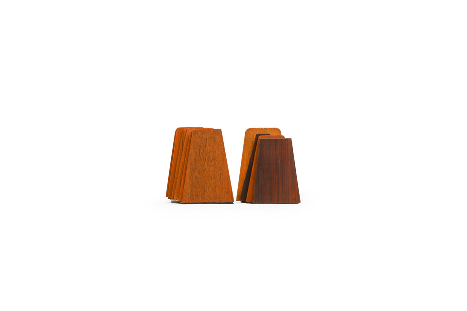 Wooden Bookend Danish Vintage/デンマークヴィンテージ ブックエンド 本立て チーク材 ローズウッド材 オーク材 北欧インテリア