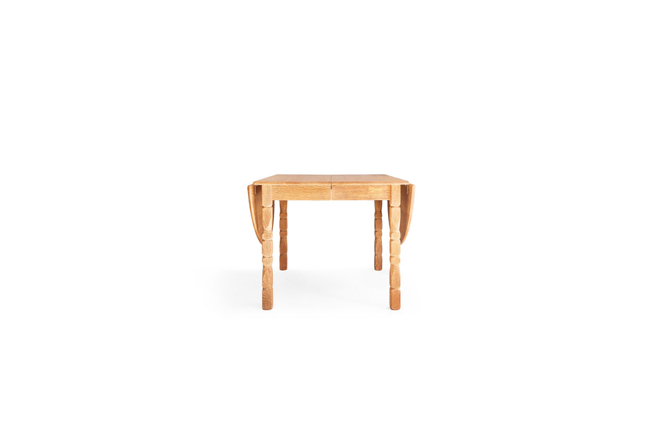 Danish Vintage Oakwood Drop Leaf Dining Table/デンマークヴィンテージ ドロップリーフ エクステンションダイニングテーブル オーク材