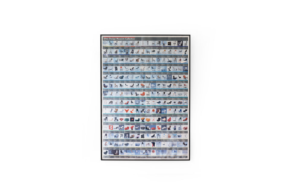 Vitra Design Museum The Chair Collection Poster/ヴィトラ デザイン ミュージアム チェア コレクション ポスター 額 インテリア